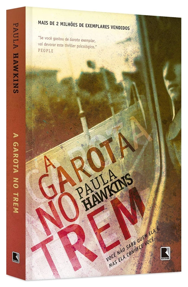 Capa do livro A Garota do Trem. Falando sobre os melhores livros de suspense.