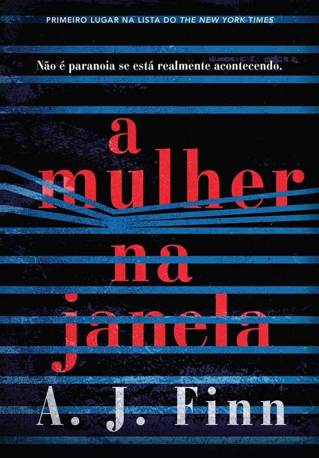 Capa de A Mulher da Janela. Falando sobre os melhores livros de suspense.