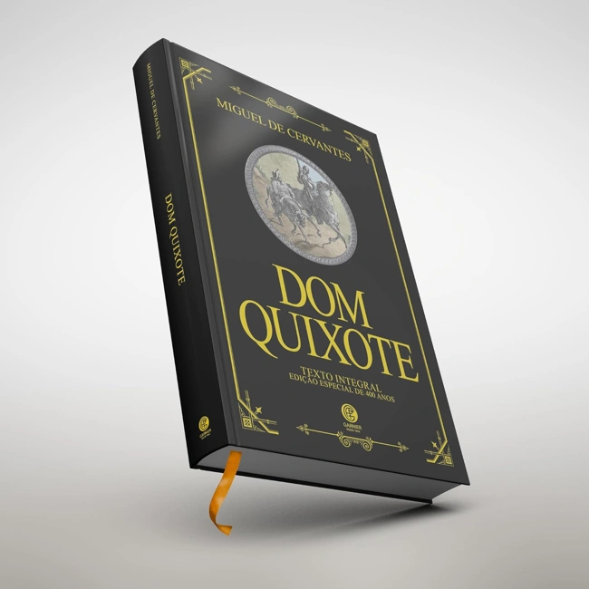 O clássico Dom Quixote, de Miguel de Cervantes. Falando sobre o melhor livro para ler.
