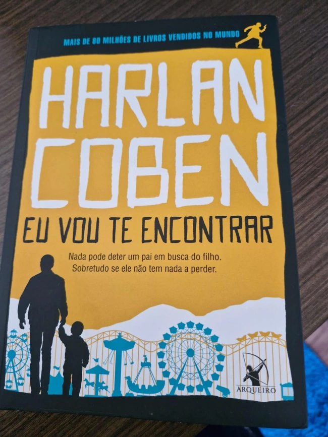 Capa real da versão em capa comum de Eu Vou te Encontrar. Esse é um dos melhores livros de Harlan Coben.