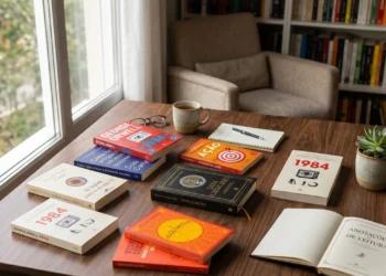 Alguns dos melhores livros para ler sobre a mesa do escritório de um leitor ávido.