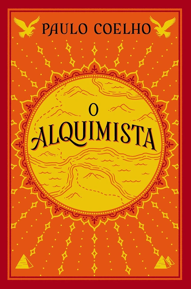 Capa do livro O Alquimista. Falando sobre o melhor livro para ler.