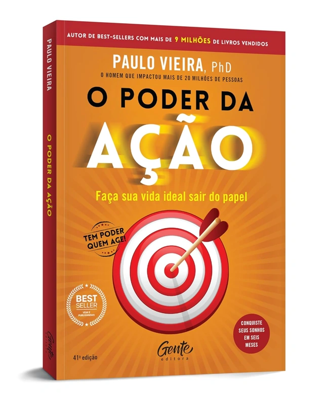 Capa do livro O Poder da Ação. Falando sobre os melhores livros para ler.