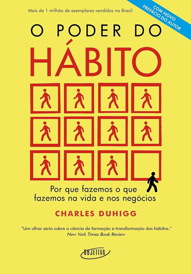 Capa do livro O Poder do Hábito. Falando sobre os melhores livros para ler.