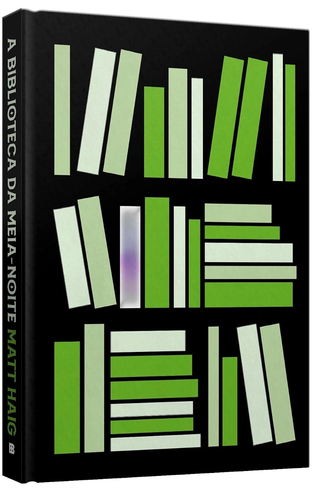 Capa do livro A Biblioteca da Meia-Noite. Falando sobre os melhores livros para presentear.