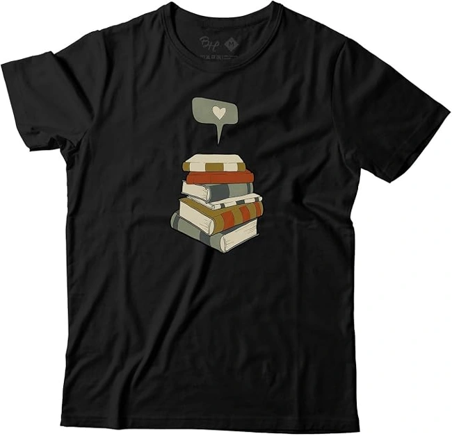 Camiseta para leitores. Recomendando presentes para leitores.