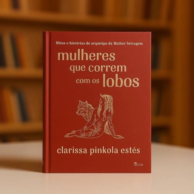 Versão em capa dura do livro Mulheres que Correm com os Lobos. Falando sobre os melhores livros para presentear.