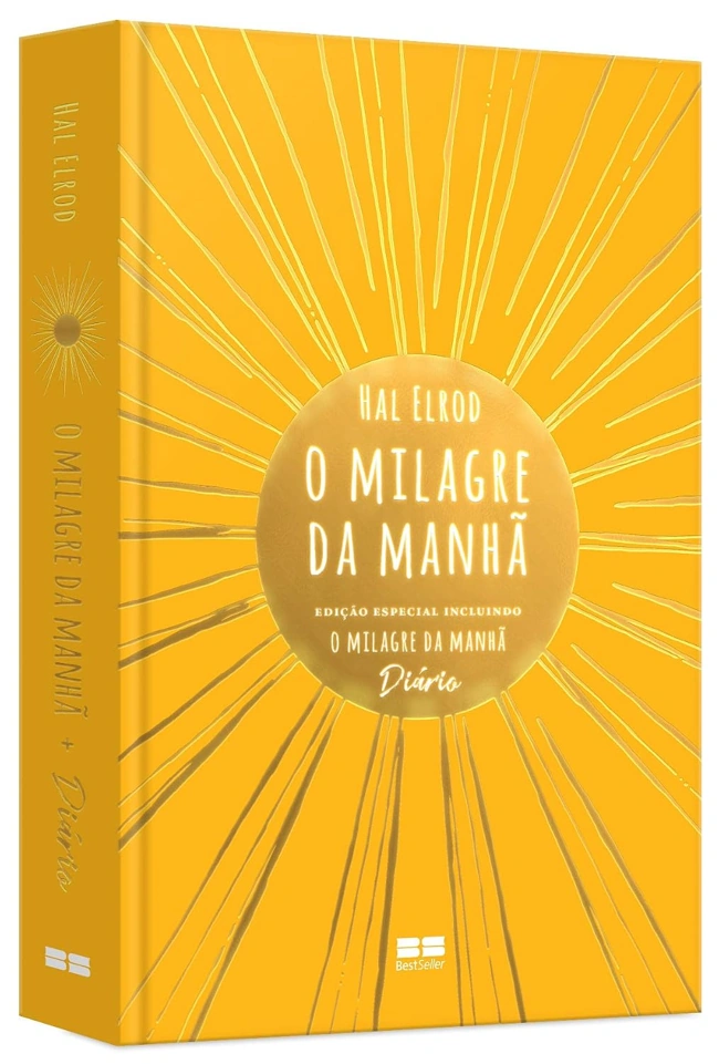 Versão em capa dura de O Milagre da Manhã. Falando sobre os melhores livros para presentear.