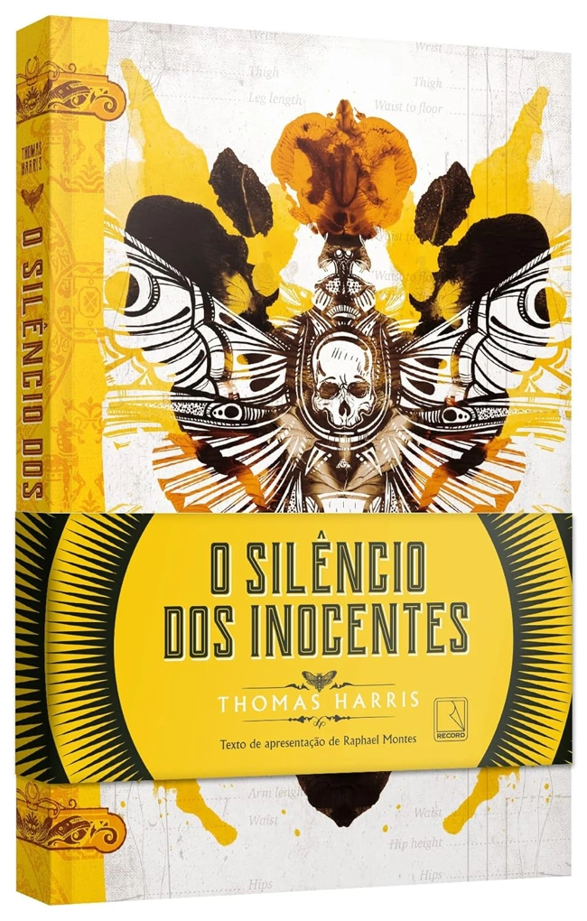 Capa emblemática do livro O Silêncio dos Inocentes. Falando sobre o melhor livro para o dia dos pais.