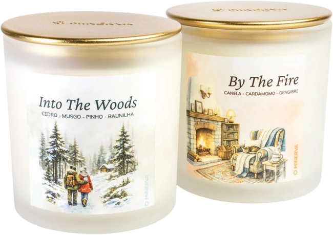 Kit com velas aromáticas. Recomendando presentes para leitores.