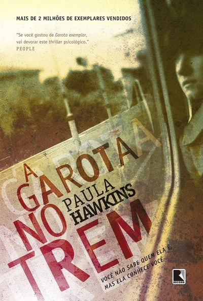Capa do livro A Garota no Trem, de Paula Hawkins