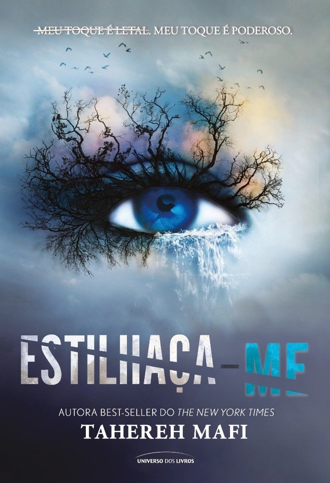 Capa do livro Estilhaça-me, de Tahereh Mafi. Indicando os melhores livros do kindle unlimited.