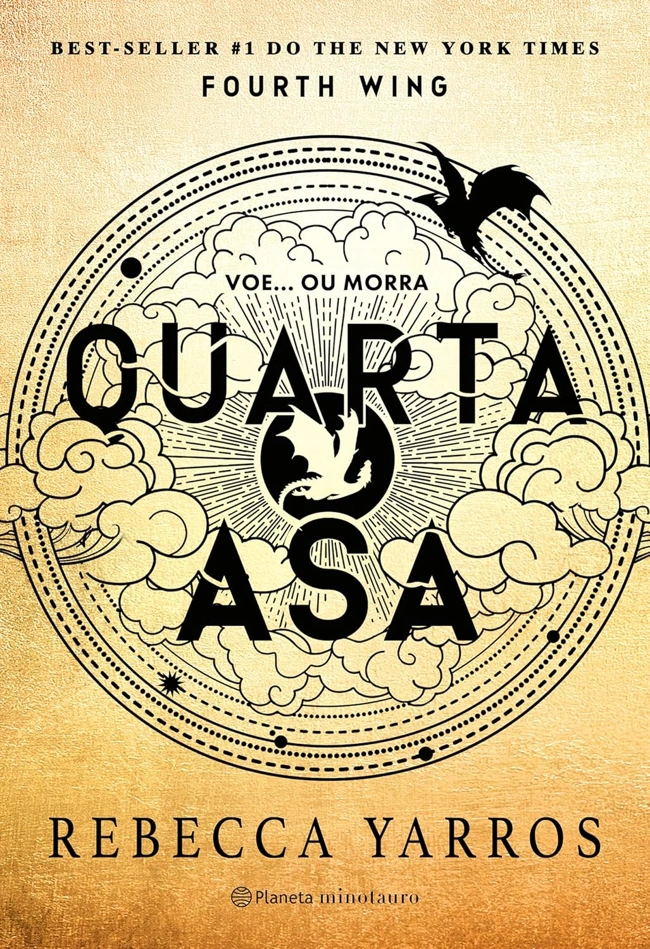 Capa do livro Quarta Asa. Indicando os melhores livros do kindle unlimited.