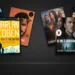 Montagem usando capas de livros e séries de Harlan Coben.